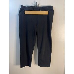 Xhilaration Black Cropped Leggings Kids XL Elastic Waist Stretchy Comfortable